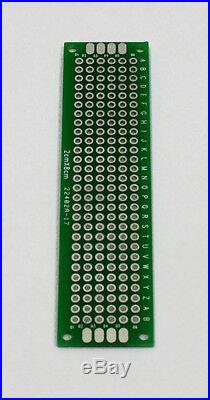 20 pcs 2x8cm PCB Double-Sided DIY Proto Circuit Board Breadboard PCB (Universal)