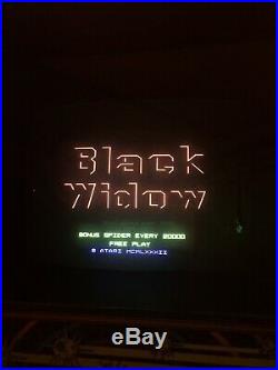 Atari Black Widow PCB game Circuit Board 1982 Arcade Game Vector