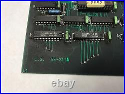 C. S. SE-311A Circuit Board Control Module PCB CNC Sharnoa Tiger