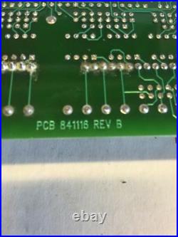 Cincinnati Milacron Laser Cutter Circuit Board PCB 841116 Rev B 841254 Rev A