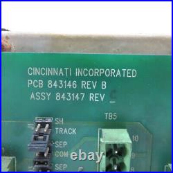 Cincinnati PCB 843146 Assy 841155 Circuit Board Assembly