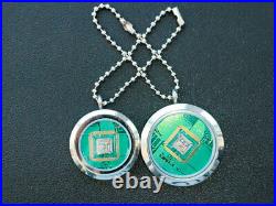 Cyberpunk Chip Die PCB Circuit Board AI IT Couple Pendant Keychain Necklace Gife