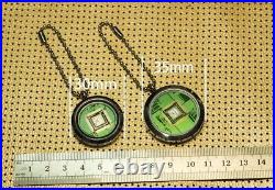 Cyberpunk Chip Die PCB Circuit Board AI IT Couple Pendant Keychain Necklace Gife