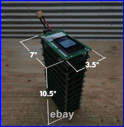 DIY 18650 Battery Module 10x Populated