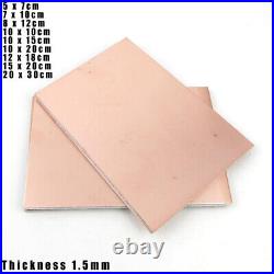 Double Sided Copper Clad Laminate Thickness 1.5mm PCB Circuit Board Various Size