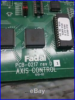 Fadal Axis Control Circuit Board Pcb-0217 Rev. D1 1010-6d 8803292