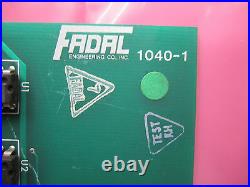 Fadal Board 1040-1 Mill Interface Great Condition! PCB Circuit Control Card