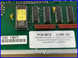 Fadal Keyboard Interface Circuit Board 1090-3b Pcb-0012 From Fadal 4020 VMC