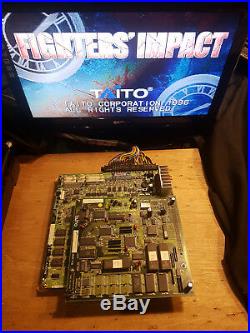 Fighters' Impact Arcade Circuit Board PCB Taito USED