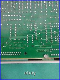 GE General Electric 36004510 CGR CI I/O Face Brasage PCB Circuit Board