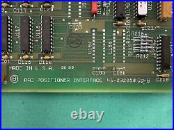 GE RAD Positioner Interface PCB Circuit Board T92851 46-232850 G2-B