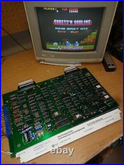 GHOSTS'N GOBLINS Arcade Game Circuit Boards, Tested and Working, PCB