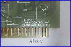 Glen Control B-105D Pcb Circuit Board