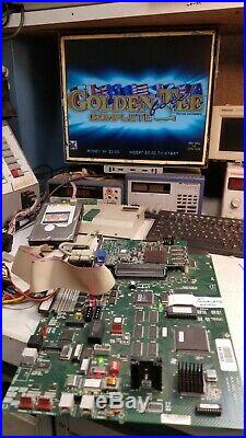 Golden Tee Complete 2006 Jamma Arcade Green Circuit Board & Hard Drive Pcb #608