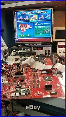 Golden Tee Complete 2006 Jamma Arcade Red Circuit Board & Hard Drive Pcb #083