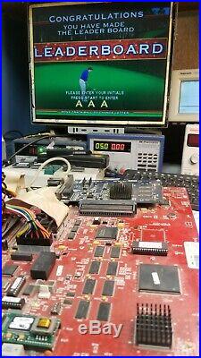 Golden Tee Complete 2006 Jamma Arcade Red Circuit Board & Hard Drive Pcb #980