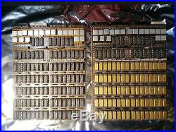 IBM Mainframe Vintage RAM Boards for Gold Scrap Recovery PCB circuit HEAVY! SLT