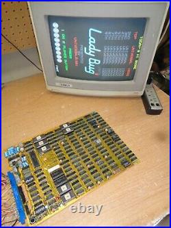 LADY BUG Arcade Game Circuit Board, Tested and Working, 1981 Universal PCB