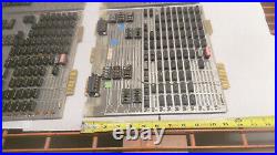 Lot of 4 pcs Vintage wire wrap PCB circuit boards with IC components app 12 x 11