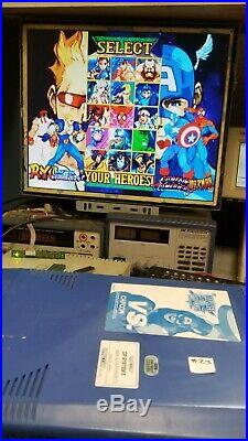 Marvel Vs Capcom B Cps2 Blue USA Version Arcade Circuit Board Cartridge Pcb