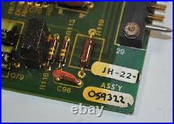 Miller Welder PCB Printed Circuit Control Board Model# 059322 JH-22-1