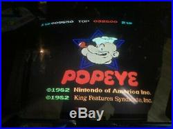 Nintendo Popeye Video Arcade Game Circuit Boards, Tested and Working PCB's