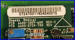 Ohmeda Medical PCB Power Supply Circuit Board 6600-1009-600, 6600-0724-700