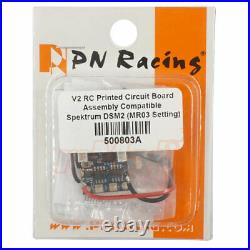 PN Racing MR03 Setting V2 RC Printed Circuit Board Compatible withSpektrum DSM2