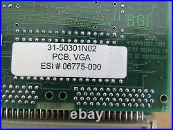 Pmc 68040 Cpu Circuit Board 31-50323n02, 31-50301n02 Pcb Vga Esi # 06775-000