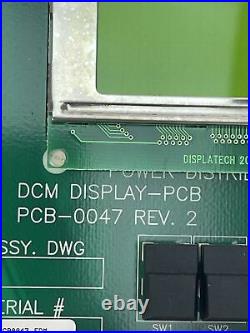 Power Distribution Inc Pcb-0047 Rev 2 DCM Display-pcb Circuit Board
