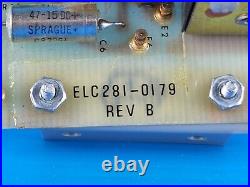 Printed Circuit Board ELC281-0179 Rev B With 26-C-24VDC Guardian Electric