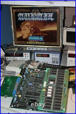 Rare Aurail Sega System 16 Not Jamma Arcade Circuit Board Pcb Working
