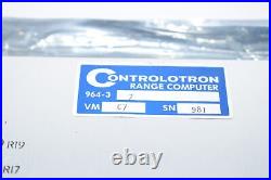 Siemens / Controlotron 964-3 7 Range Computer PCB Circuit Board Module