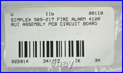 Simplex 565-217 Fire Alarm 4100 Rui Assembly Pcb Circuit Board 341459