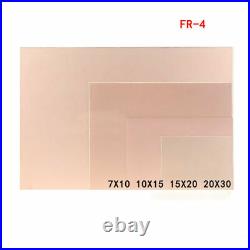 Single Sided Copper Clad PCB FR4 Laminate Circuit Board 7x10/10x15/15x20/20x30cm
