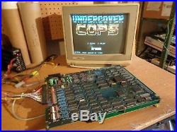 UNDERCOVER COPS Alpha Renewal Arcade Game Circuit Boards, Tested Working PCB's