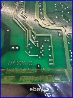 VAN DORN 330038 Rev. C PCB Circuit Board (Output). PRE-OWN FREE SHIPPING