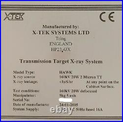 X-TEK HAWK X-Ray Inspection Machine 160kV 20W 5-Axis 120V withAnti-Vibration Base